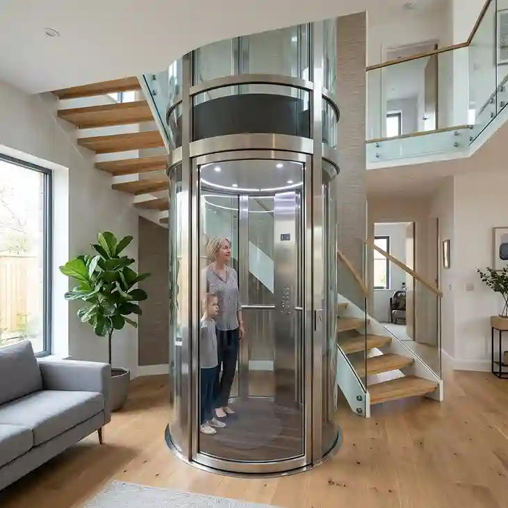 Half round home lift Abu Dhabi